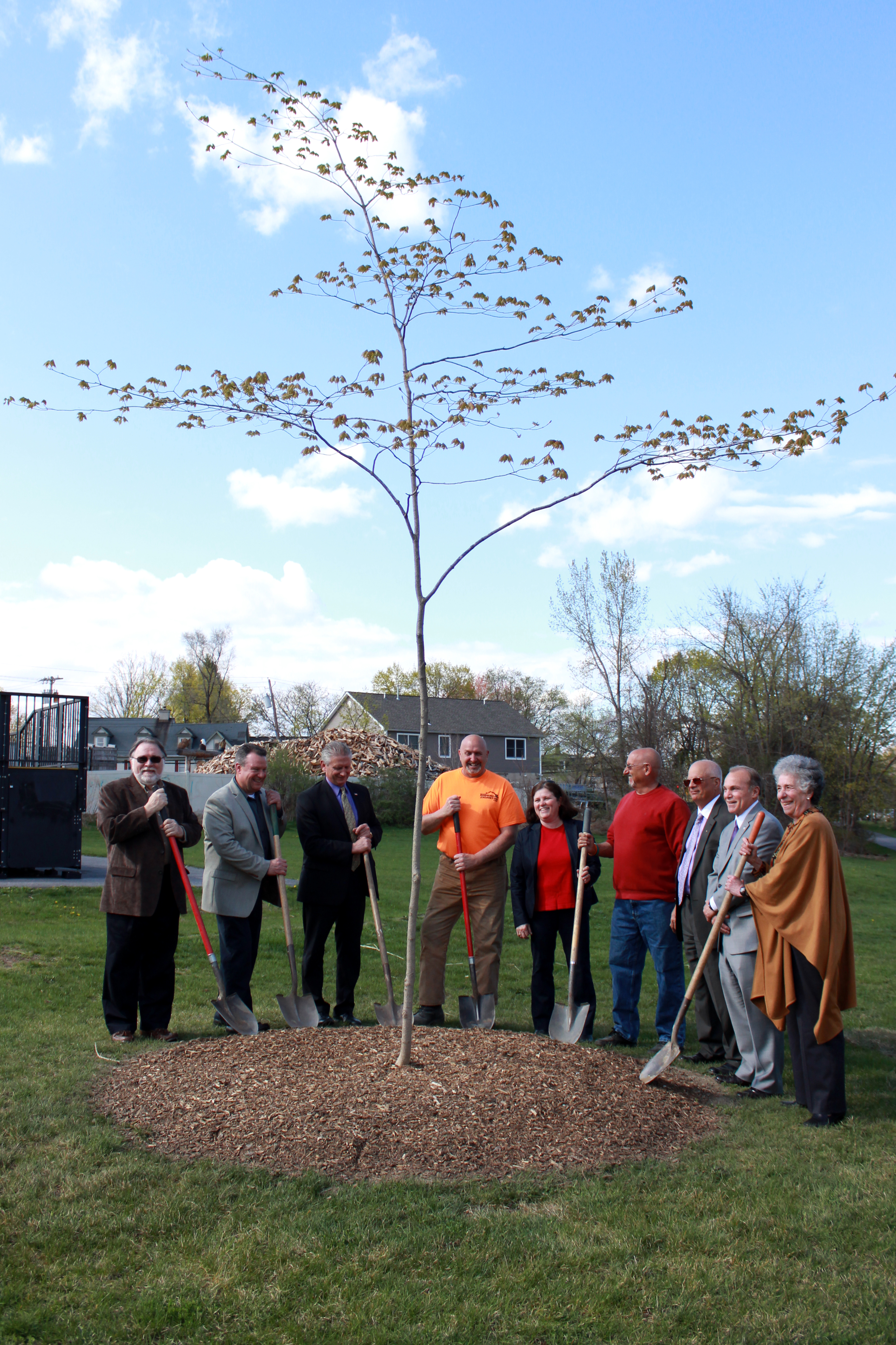 Town Officials Plant Tree in Memory of Lorraine DeSisto