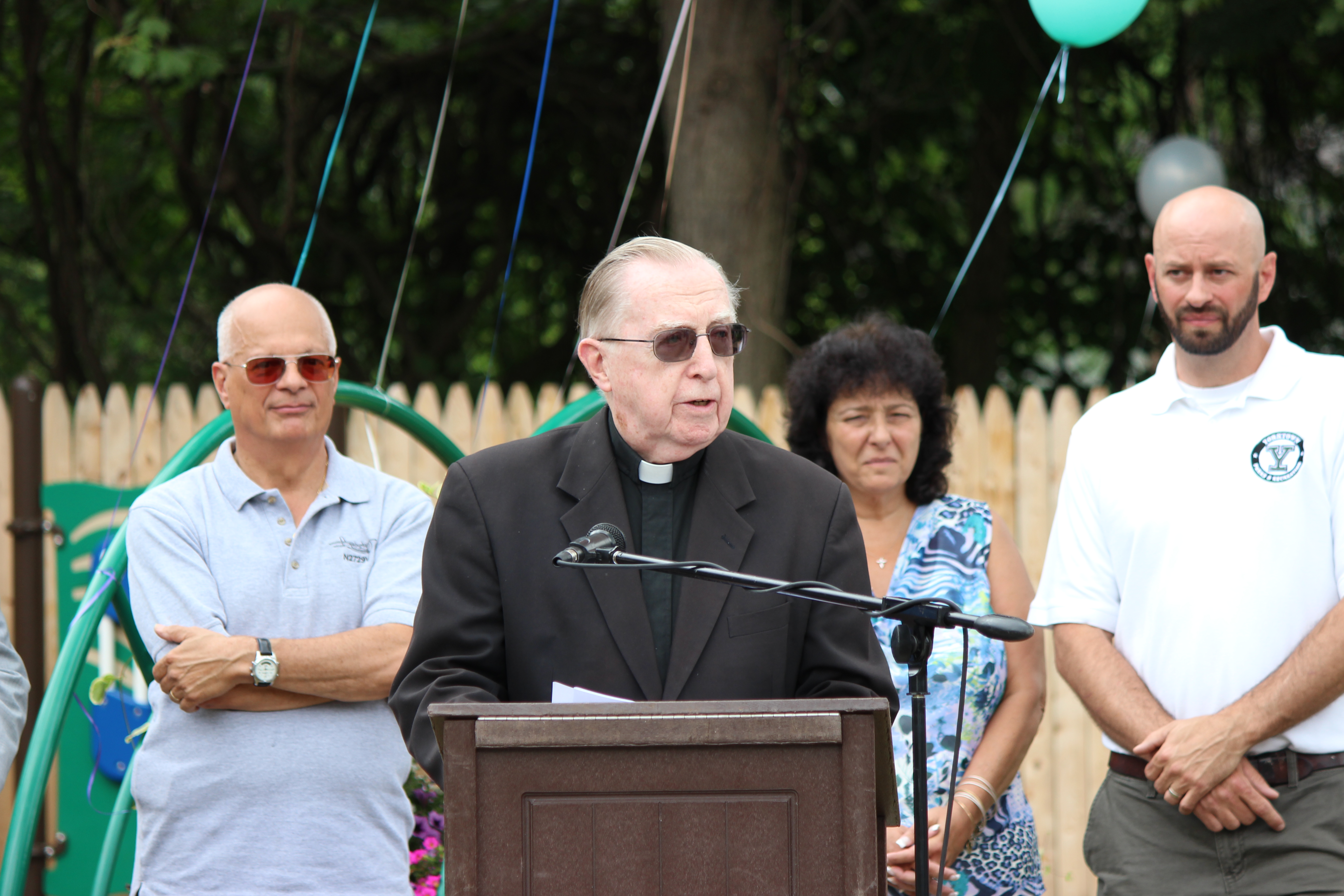 Monsignor Brennan from the Gilbert Beaver Conference Farm