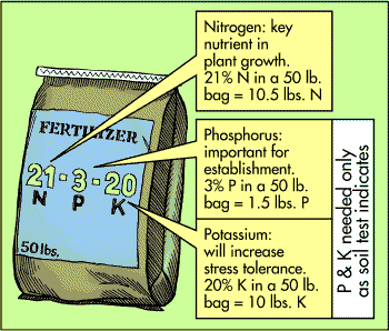 how to read a fertilizer label infographic