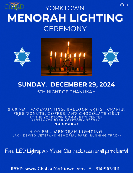 Menorah Lighting &amp; Kids Fair