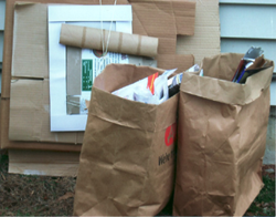 Do Not Use Cardboard Boxes to Hold Papers