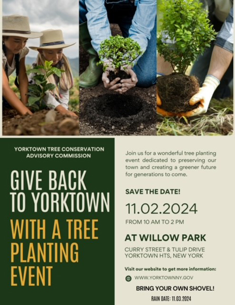 Give Back to Yorktown Tree Planting Event