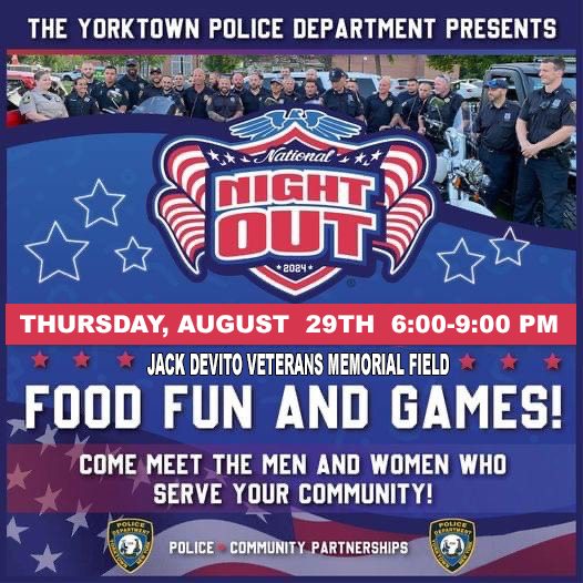 Yorktown Police Department national Night Out