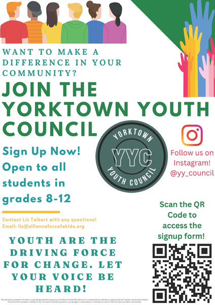 Join the Yorktown Youth Council