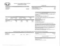 Water Bill Sample